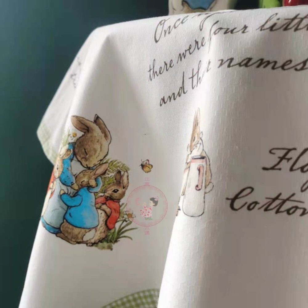 Bundle of 3 Spring Table Cloth-Peter Rabbits Tablecloth 55”x72”|Party Decoration